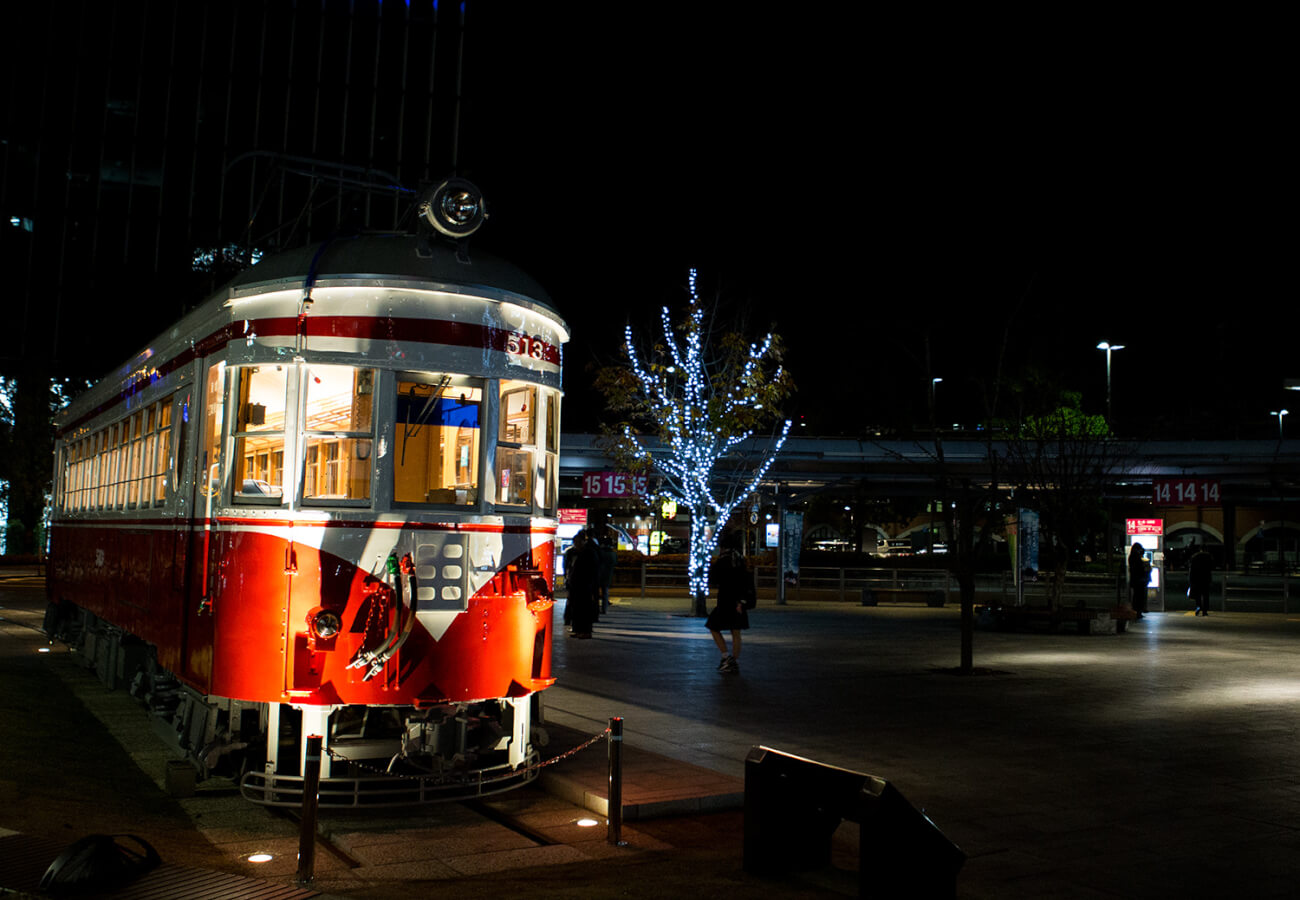 列車クリスマス
