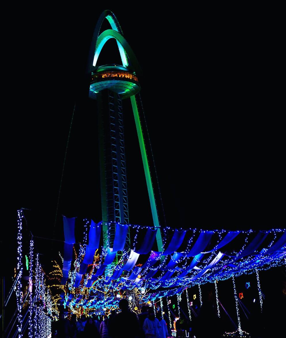 一宮タワーのイルミネーション